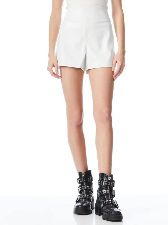 DONALD VEGAN LEATHER SHORT